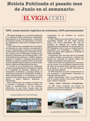 SPT Logistic no jornal El Vigia